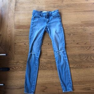 Abercrombie and Fitch ripped jeggings